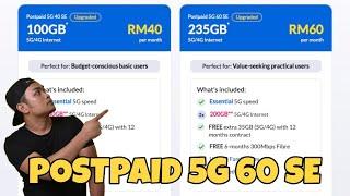 Sekarang Plan Semua Jenis Nak Kontrak Payung Data Lebih-CelcomDigi Postpaid 5G 60 SE