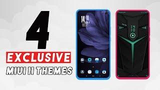 MIUI 11 Top 4 EXCLUSIVE Themes | (NO ROOT) Free Official MIUI 11 Themes