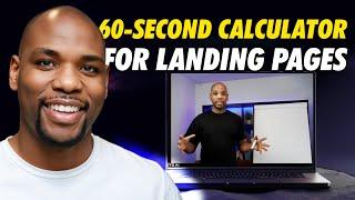 The 60-Second Landing Page Calculator to Find HIDDEN Revenue