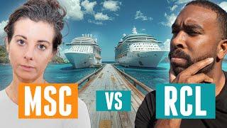 We Tried Two Cruise Ships At The Same Time | Royal Caribbean vs MSC