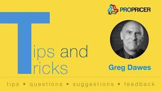 ProPricer Tips & Tricks: Proposal CERs