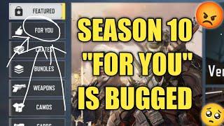 SEASON 10 "FOR YOU LUCKY DRAW" is BUGGED 