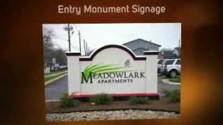 Apartment Community Signage ~ Meadowlark Apartments