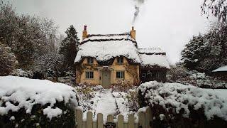 Britain's Most Beautiful Villages in a Snowstorm | Winter in the UK Countryside