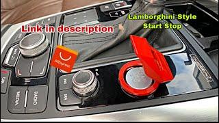 INSTALL Bouton Start Stop Lamborghini Style ( AliExpress )