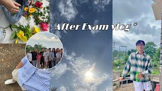 After exam vlog ; last day at college 🩹 last get together with friends,probably* :(