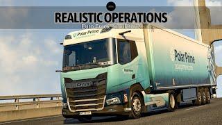 Realistic Operations-The Most Realistic Mods of Ets 2-New Daf XG 410. [Polar Prime VTC/1.50]