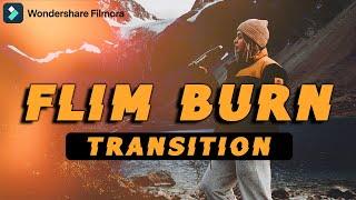 HOW TO USE COLOR BURN OVERLAY TRANSITION | FREE | WONDERSHARE FILMORA X | SKF!
