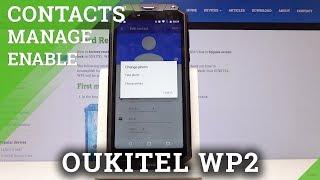 How Set a Contact Picture on OUKITEL WP2 - Change Contact Image