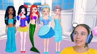 Я СДЕЛАЛА ПРИНЦЕСС ДИСНЕЙ в ROBLOX Dress To Impress