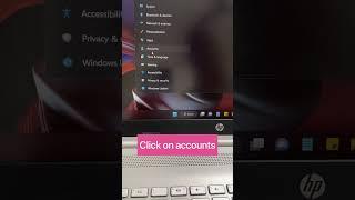 How to set password in laptop/pc windows #windowtips #shorts #youtubeshorts