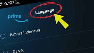 prime video language || change language in Amazon Prime video