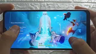 Samsung A12 Genshin Impact Gameplay Low 60 FPs