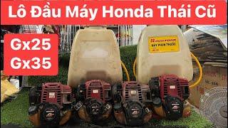 03/07 Lô Bình Xịt Cũ Honda Gx25-Gx35 & Đầu Máy Rời Gx35 Hàng Thái Cũ Bao Hoạt Động Tốt-Ko Khói