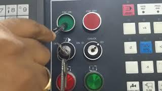 How to start CNC lathe machine.... Prof. Sudhir Thakre