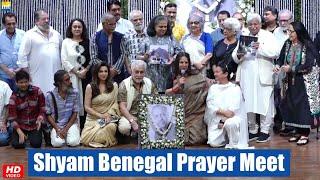 Naseeruddin Shah, Javed Akhtar, Shabana Azmi at Shyam Benegal's Prayer Meet