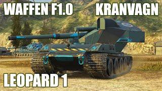 Waffen F1.0, Kranvagn & Leopard 1 ● WoT Blitz