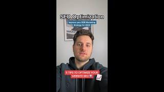 How to Improve Your Website SEO with 5 EASY Steps - SEO Optimization - B2B Marketing 2023