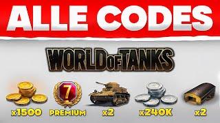 WOT Codes für MAXIMALE VORTEILE Alle World of Tanks Bonus Codes EU 2025