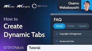 How to Create Elementor Dynamic FAQ with Crocoblock Plugins  | JetEngine & JetTabs