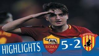 Roma - Benevento 5-2 - Highlights - Giornata 24 - Serie A TIM 2017/18