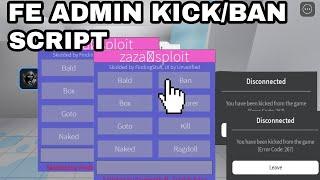 [ OP ] Roblox Fe Admin Trolling Gui Kick Ban Script |Hydrogen,Fluxus,Delta,Arceus x Mobile