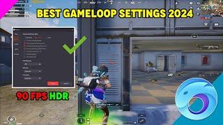 Best Gameloop Settings for PUBG MOBILE 2024 | UHD 90 FPS | 4K | NO LAG