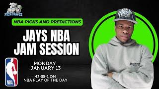 NBA Picks & Predictions Monday 1/13/25 | Jay's NBA Jam Session