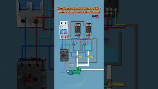 Automatic Control Water Pump Tank auto Filled Wiring, Diy Electrical Project #electricalprojects