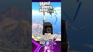 STUNT RACE IN GTA V PT 9 #gta #gta5 #gtaonline #gtav #gtavparkour  #parkour #gaming #shorts #trend