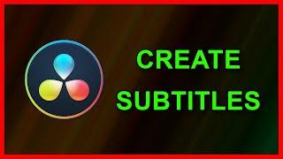 How to add Subtitles to a video in DaVinci Resolve 17 (2021)