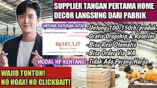 Rekomendasi Supplier Tangan Pertama Room Decore Bisa Dropship - Bisnis Modal Kecil Untung Besar