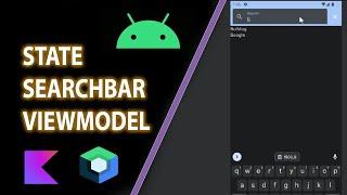 SearchBar in TopAppBar with State and ViewModel Jetpack Compose