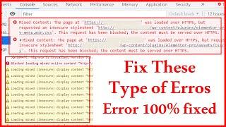 Fix "Mixed Content: The Page was Loaded over HTTPS but Requested an Insecure Stylesheet |Learn2Smart