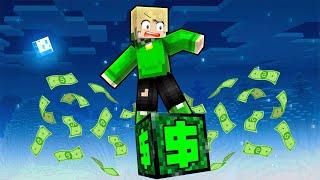 Minecraft Maar Er IS Maar EEN GELD BLOK!