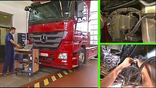 Mercedes-Benz Actros Reparatur: Pneumatisches Schaltventil am Pumpenmodul erneuern