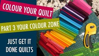 BEGINNER QUILTING- FINDING YOUR COLOUR ZONE  (COLOR ZONE FOR SOME)