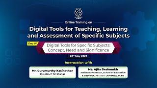 Webinar ICT Tools: Digital Tools for Teaching, Learning and Assessment of Specific Subjects