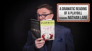 Nathan Lane: A Dramatic Reading Of A Playbill