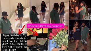 Davido Surprises His Wife Chioma on Her 29th Birthday Dinner