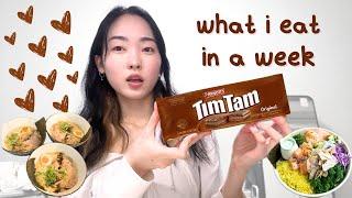   what i eat in a week [ unhealthy edition ] | UNI VLOG, asian food, junk food | studywithkiki