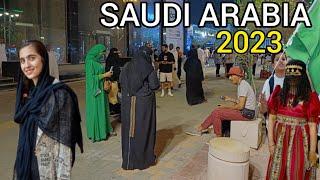 Saudi Arabia 2023 | Wonderful Saudi 93 National Day Night Life In Riyadh