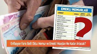 Memur ve Emekliye Zam: Toplu Sözleşme ve Enflasyon Farkı Ne Kadar Olacak?