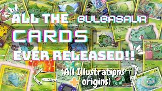 ALL The Bulbasaur Pokémon Trading Cards (TCG) Ever Released!!! (Documentary + Origins)