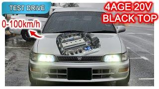 Part 1/2 | Toyota Corolla AE101 4A-GE 20V Black Top | Malaysia #POV [Test Drive] [CC Subtitle]