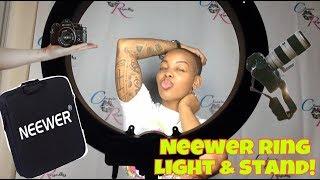 NEEWER RING LIGHT UNBOXING & REVIEW! - Great Price!