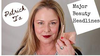 Patrick Ta  Major Beauty Headlines - Blush & Lipstick applied, comparison swatches, review.