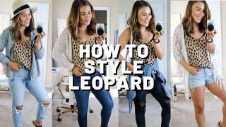 HOW TO STYLE AN ANIMAL PRINT TOP 5 WAYS