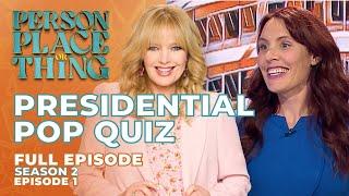 Ep 1. Presidential Pop Quiz | Person Place or Thing Game Show with Melissa Peterman - Full Episode