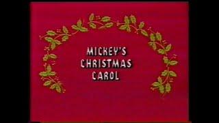 Mickey's Christmas Carol Australian VHS Opening (Disney) 1984